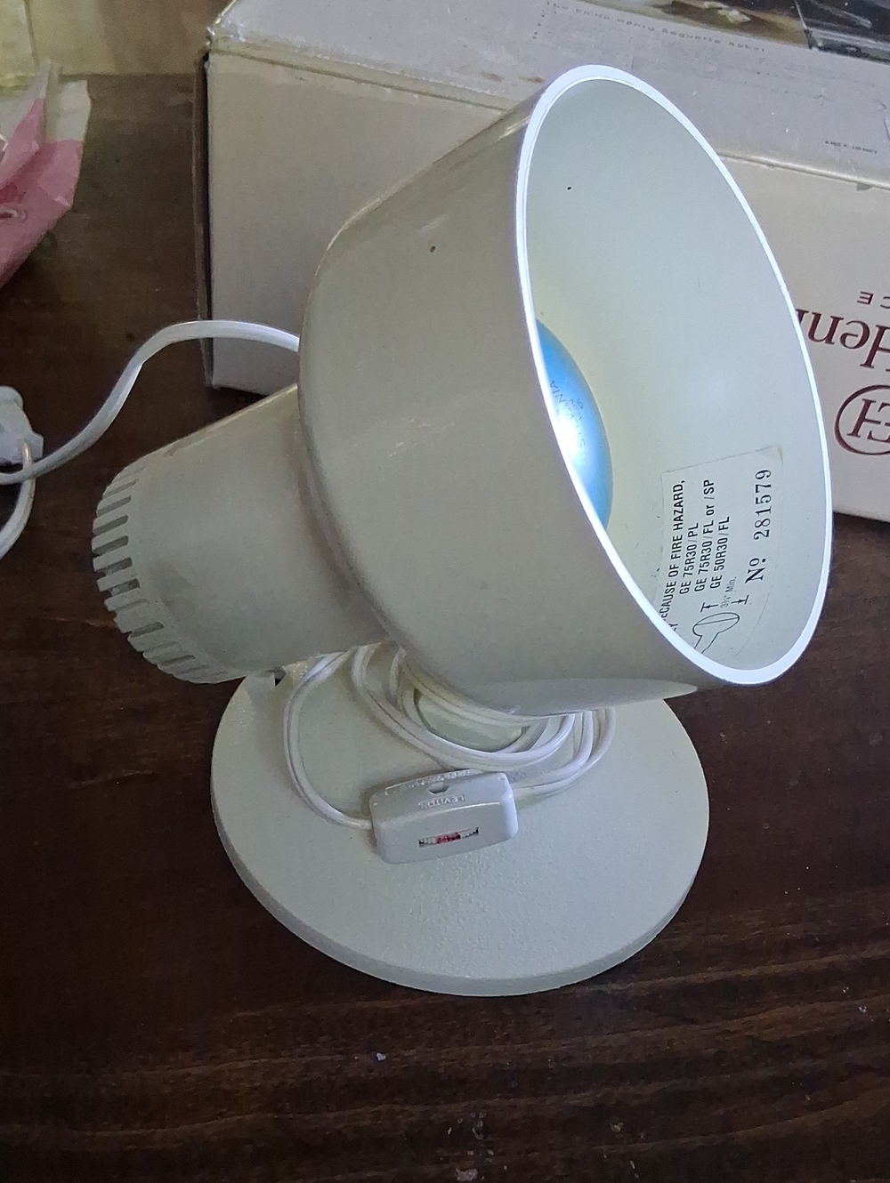 White Table Accent Lamp - GE Brand